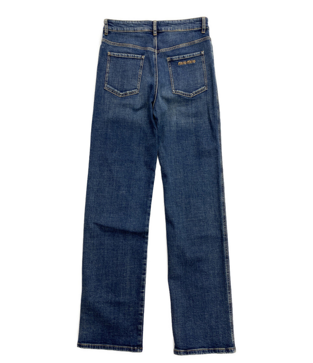 MIU MIU デニムパンツ STRETCH DENIM TROUSERS GWP546 レディース SIZE 25 ミュウミュウ