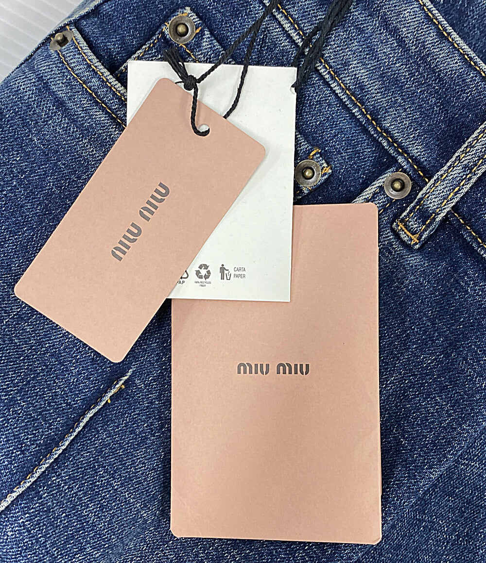 MIU MIU デニムパンツ STRETCH DENIM TROUSERS GWP546 レディース SIZE 25 ミュウミュウ