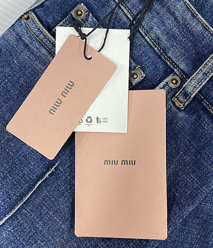 MIU MIU デニムパンツ STRETCH DENIM TROUSERS GWP546 レディース SIZE 25 ミュウミュウ