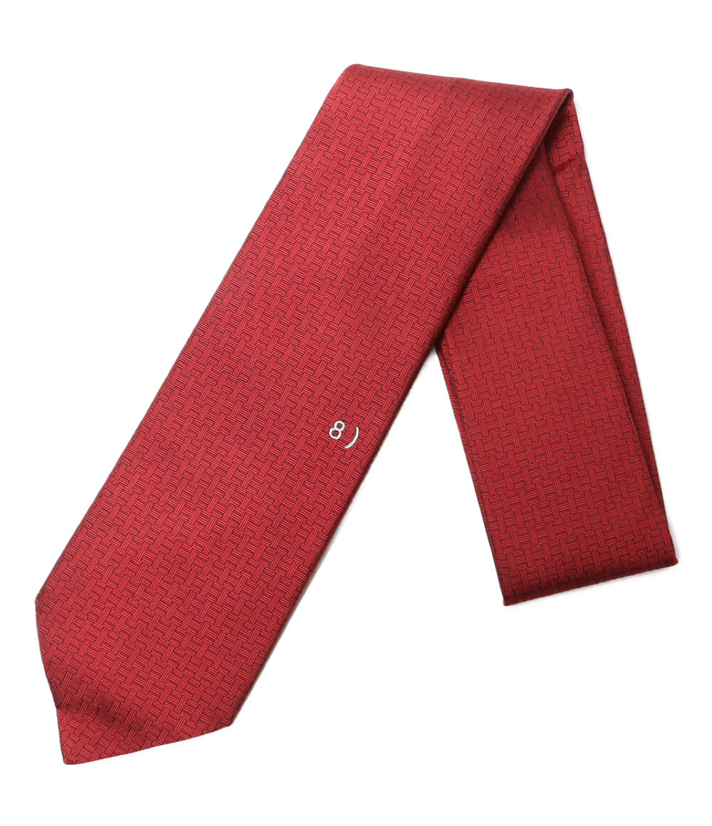 エルメス 美品 ネクタイ ワンポイント 8cm メンズ HERMES