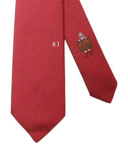 エルメス 美品 ネクタイ ワンポイント 8cm メンズ HERMES