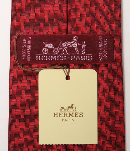 エルメス 美品 ネクタイ ワンポイント 8cm メンズ HERMES