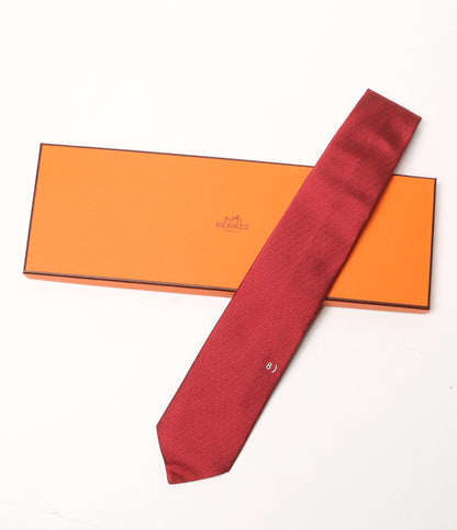 エルメス 美品 ネクタイ ワンポイント 8cm メンズ HERMES