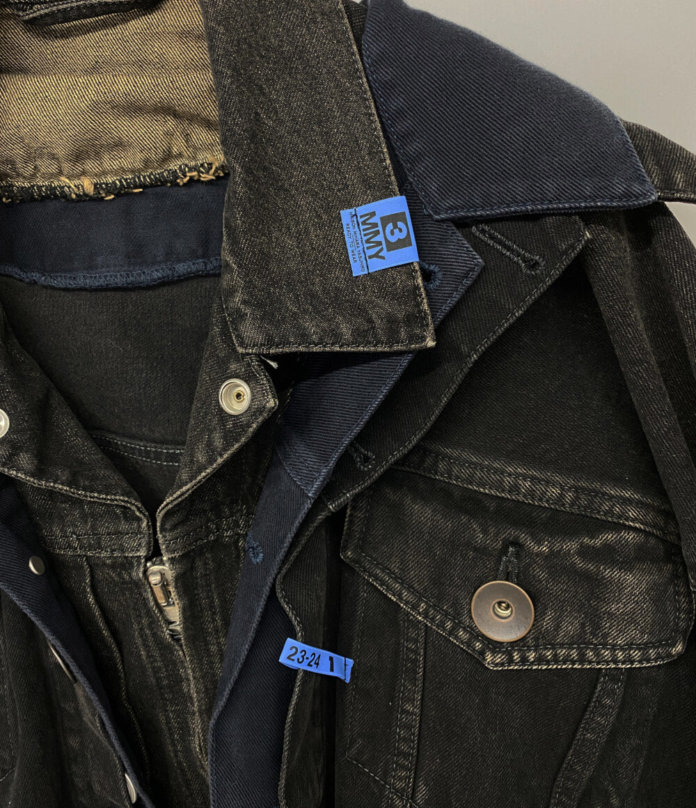 ミハラヤスヒロ ドッキング デニムジャケット デニムシャツ 46 ミハラヤスヒロ ドッキング デニムジャケット デニムシャツ 46