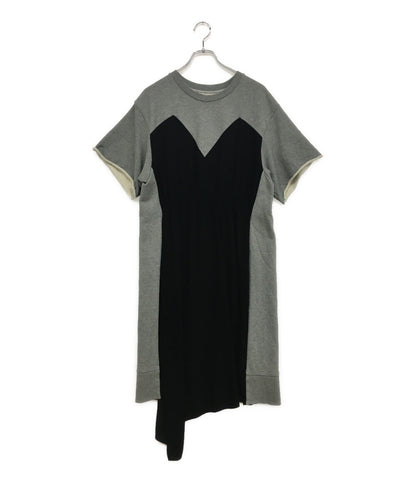 MM6 半袖ワンピース スウェット S52CT0588 STJ313 レディース SIZE S エムエムシックス