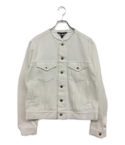 BLACK COMME des GARCONS ジャケット カットオフデザインポリジャケット 23SS 1K-J026 レディース SIZE XS ブラックコムデギャルソン