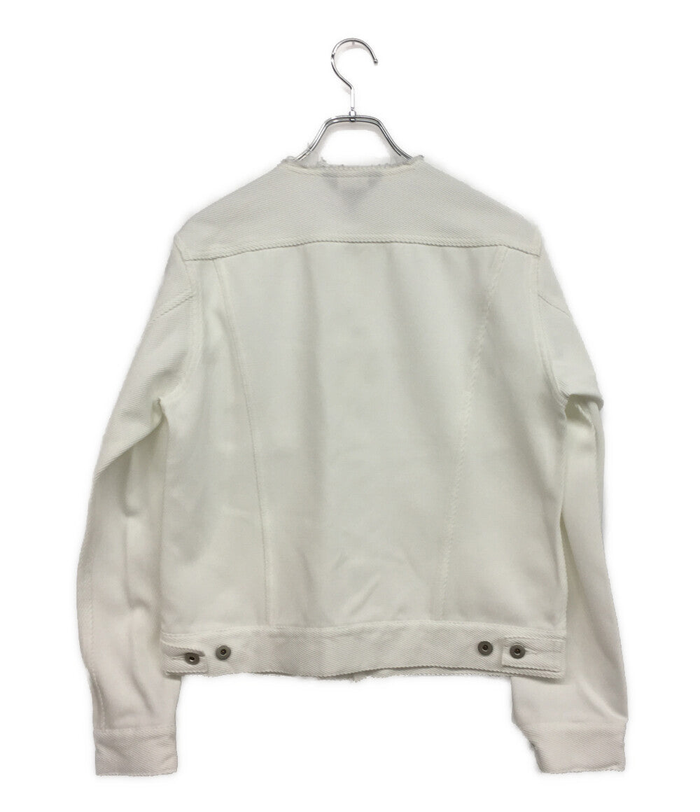 BLACK COMME des GARCONS ジャケット カットオフデザインポリ