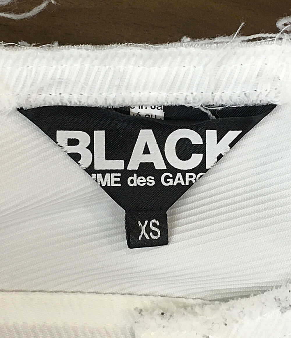BLACK COMME des GARCONS ジャケット カットオフデザインポリ