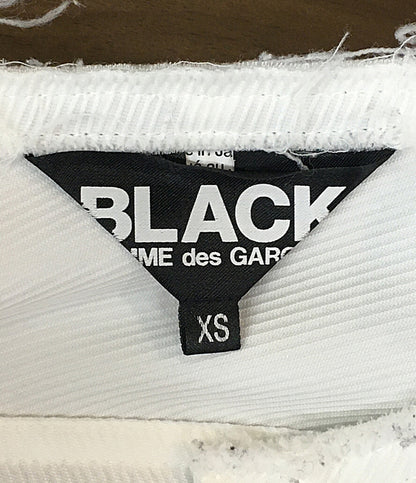 BLACK COMME des GARCONS ジャケット カットオフデザインポリジャケット 23SS 1K-J026 レディース SIZE XS ブラックコムデギャルソン