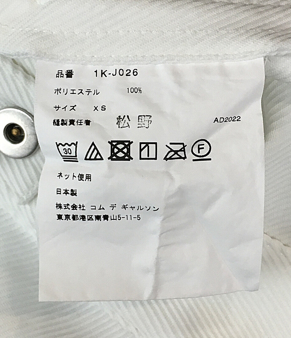 BLACK COMME des GARCONS ジャケット カットオフデザインポリジャケット 23SS 1K-J026 レディース SIZE XS ブラックコムデギャルソン