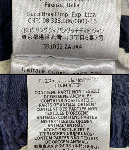 訳あり GUCCI コットンイージーパンツ 刺繍デザイン メンズ SIZE 48 グッチ