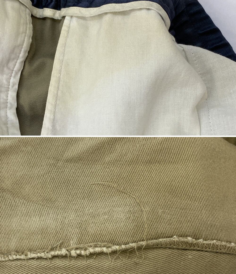 訳あり GUCCI コットンイージーパンツ 刺繍デザイン メンズ SIZE 48 グッチ