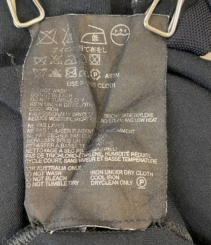 プラダスポーツ ハーフジップカットソー メッシュ切替 半袖 メンズ SIZE L PRADA SPORTS