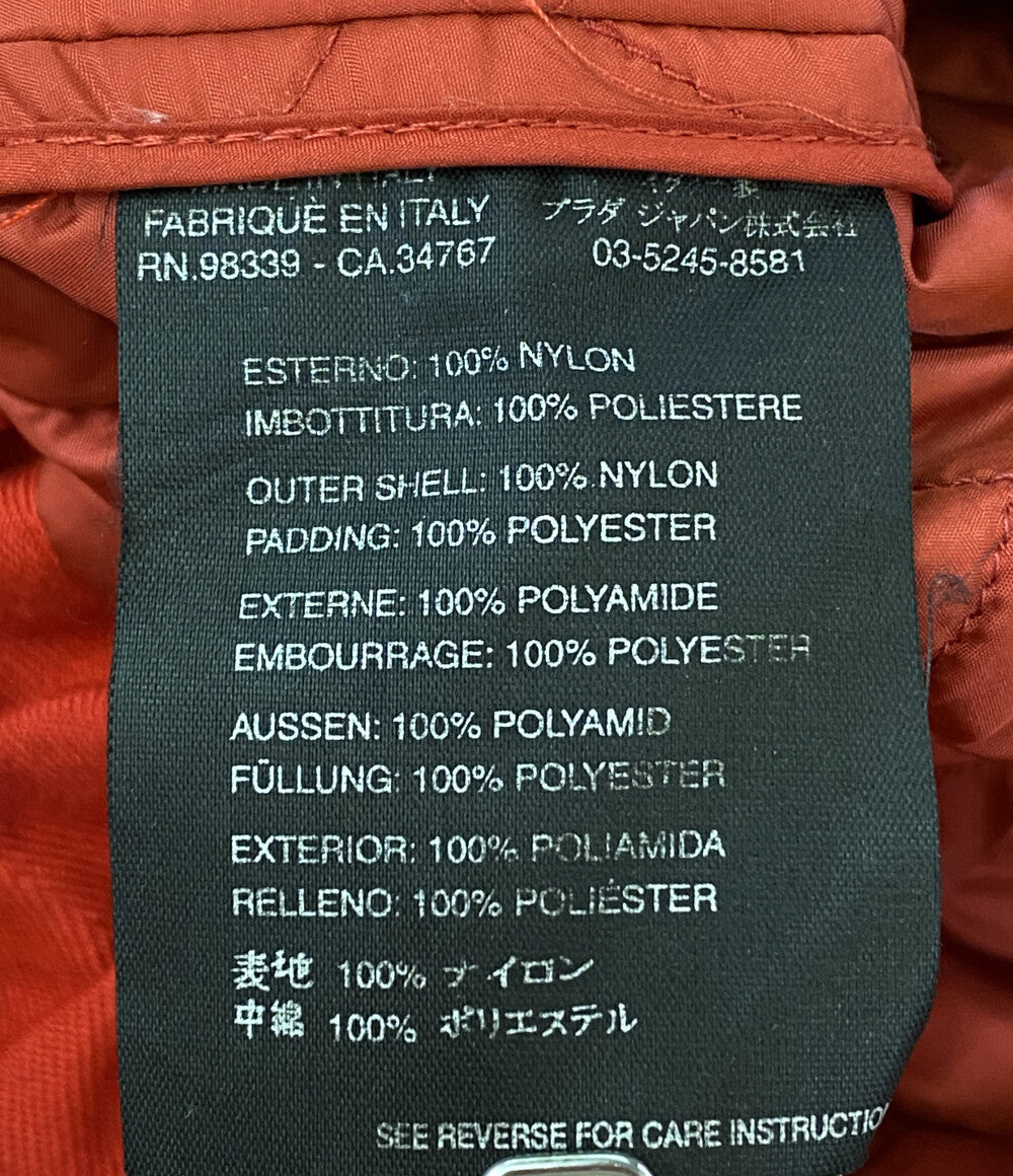 プラダスポーツ キルティングジャケット レッド レディース SIZE M