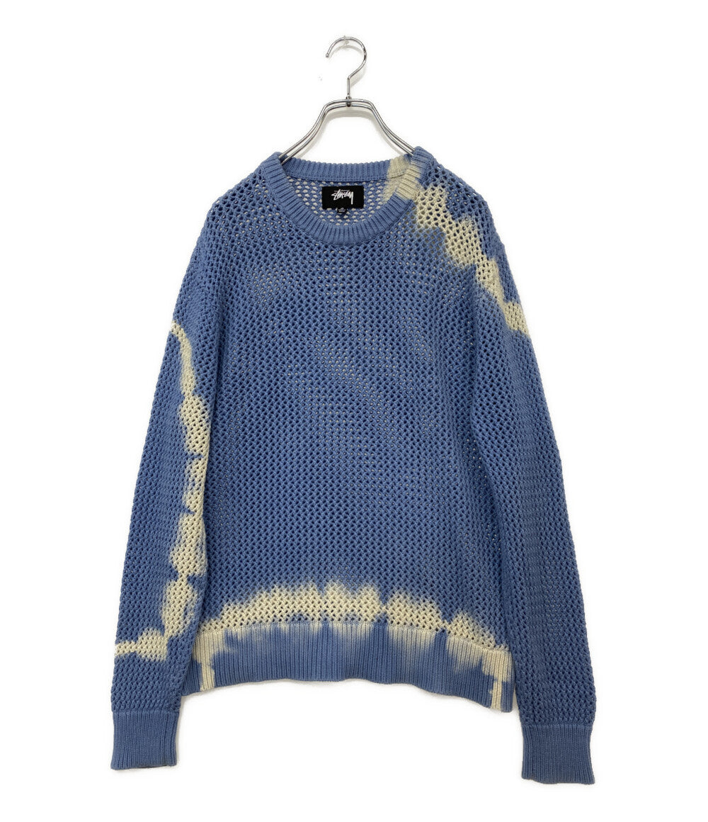 ステューシー ニット PIGMENT DYED LOOSE GAUGE SWEATER メンズ SIZE M STUSSY