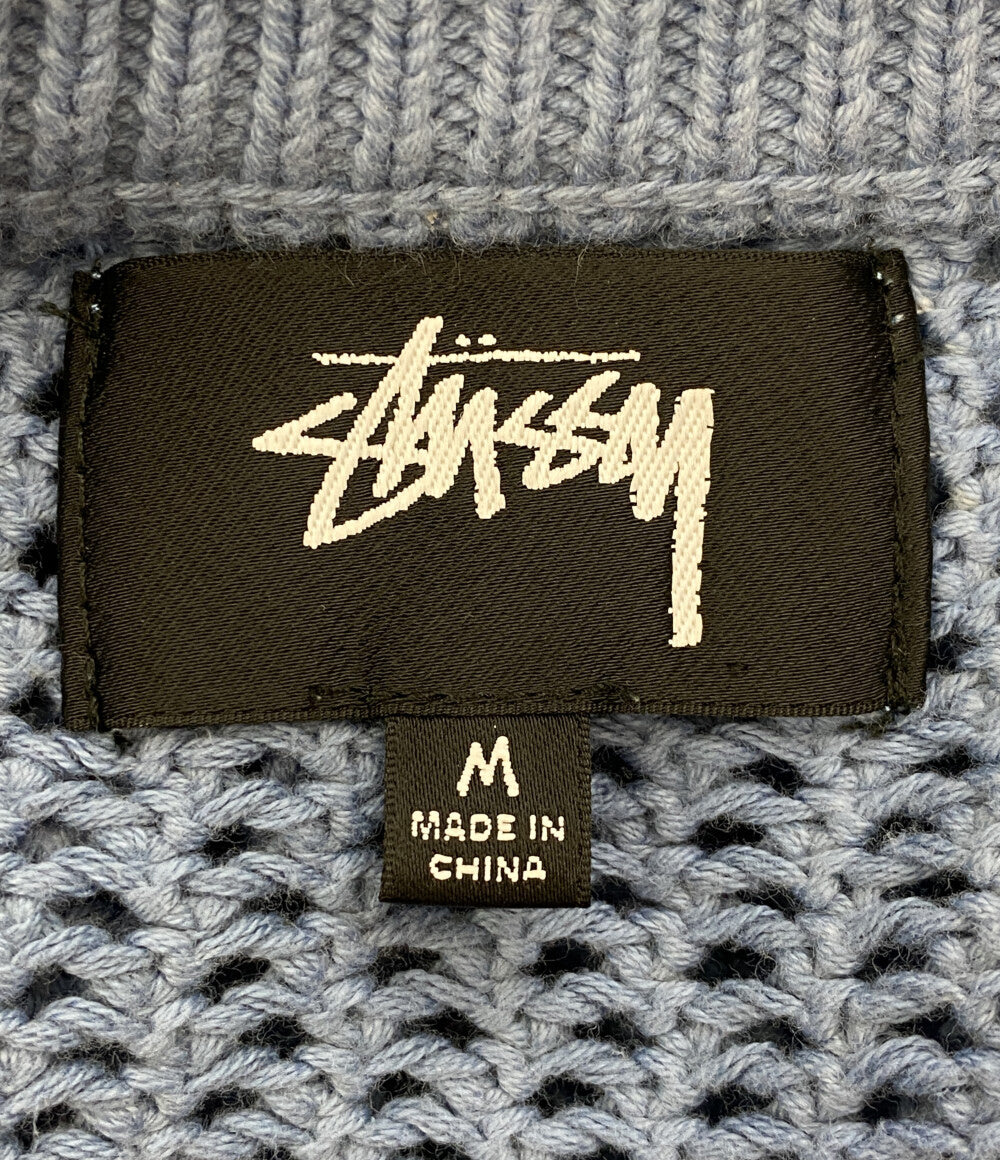 ステューシー ニット PIGMENT DYED LOOSE GAUGE SWEATER メンズ SIZE M STUSSY