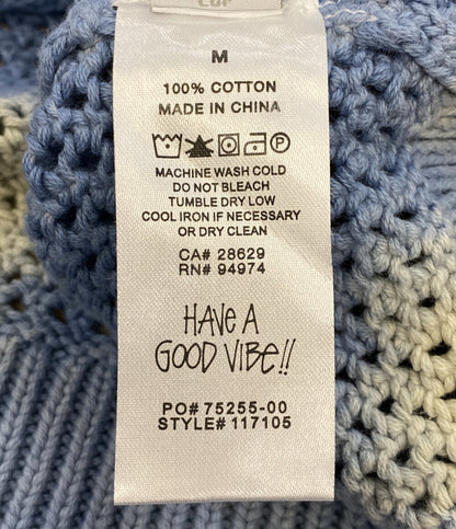 ステューシー ニット PIGMENT DYED LOOSE GAUGE SWEATER メンズ SIZE M STUSSY