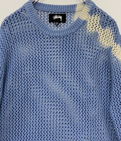 ステューシー ニット PIGMENT DYED LOOSE GAUGE SWEATER メンズ SIZE M STUSSY