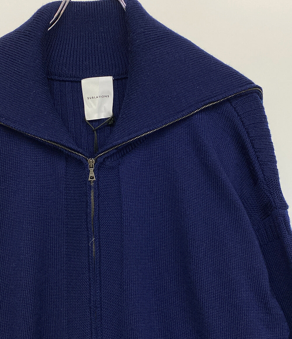 SUBLATIONS サブレーションズ ジップニット LONG NECK DRIVERS KNIT メンズ SIZE 2
