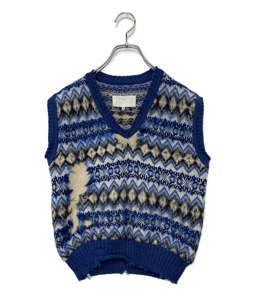 Maison Margiela ニットベスト サイズL Maison Margiela メゾン マルジェラ ニットベスト Wool Vest S50TH0057