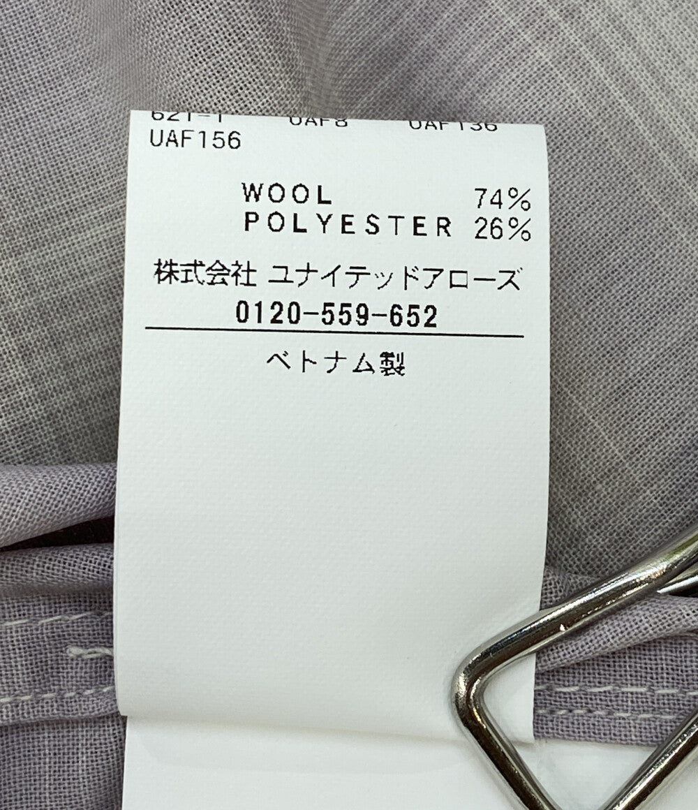 エイチ ビューティー&ユース 長袖シャツ ニュアンス シアーチェック ワイド 25SS メンズ SIZE L H BEAUTY&YOUTH