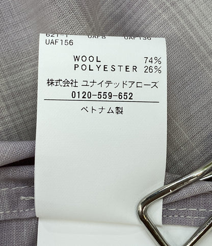 エイチ ビューティー&ユース 長袖シャツ ニュアンス シアーチェック ワイド 25SS メンズ SIZE L H BEAUTY&YOUTH