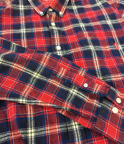 Supreme 長袖シャツ タータンチェックフランネル メンズ SIZE S シュプリーム