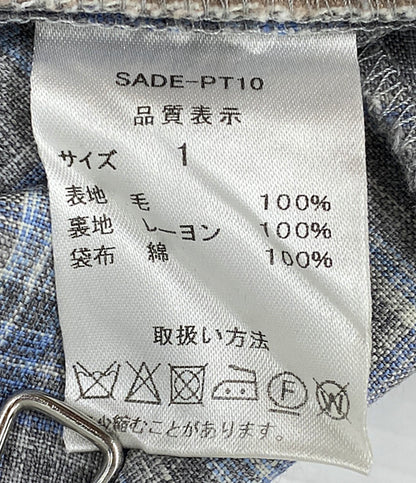SADE シャーデー チェクパンツ SADE-PT10 メンズ SIZE 1