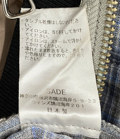 SADE シャーデー チェクパンツ SADE-PT10 メンズ SIZE 1