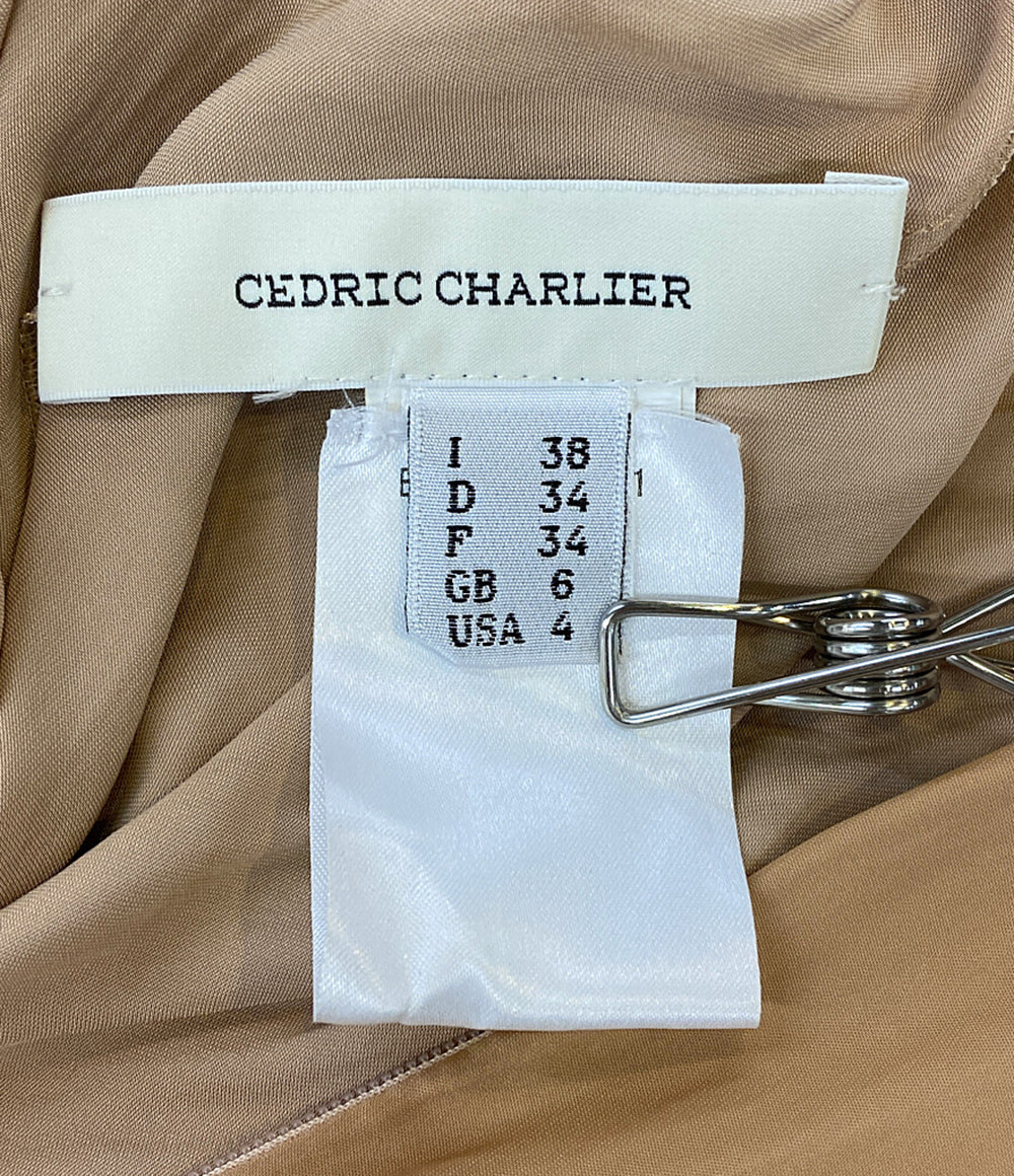 CEDERIC CHARLIER セドリック シャルリエ ギャザーティアードワンピース レディース SIZE 38