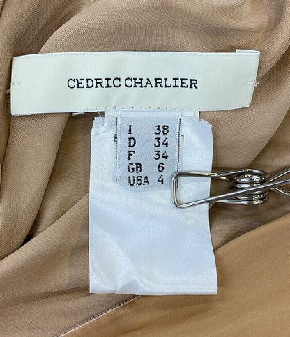 CEDERIC CHARLIER セドリック シャルリエ ギャザーティアードワンピース レディース SIZE 38