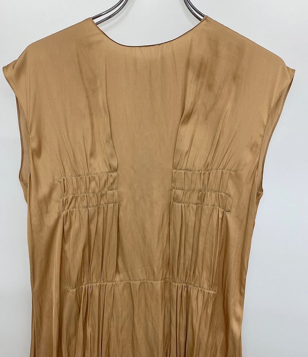 CEDERIC CHARLIER セドリック シャルリエ ギャザーティアードワンピース レディース SIZE 38