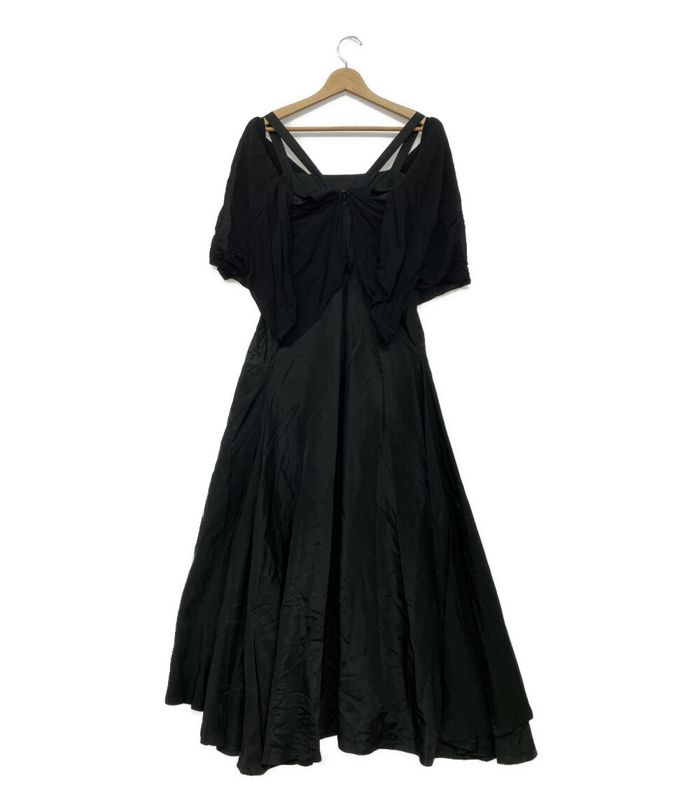 YOHJI YAMAMOTO ＋ NOIR マキシワンピース ナイロン シルク 15SS レディース SIZE 2 ヨウジヤマモト プリュス ノアール