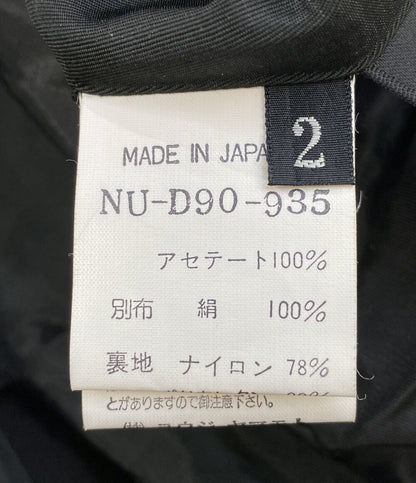YOHJI YAMAMOTO ＋ NOIR マキシワンピース ナイロン シルク 15SS レディース SIZE 2 ヨウジヤマモト プリュス ノアール