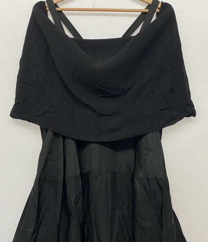 YOHJI YAMAMOTO ＋ NOIR マキシワンピース ナイロン シルク 15SS レディース SIZE 2 ヨウジヤマモト プリュス ノアール