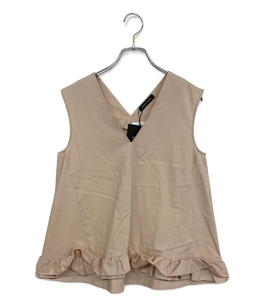 YOKO CHAN ヨーコチャン フリルノーカラーブラウス YCB-217-085 レディース SIZE 36