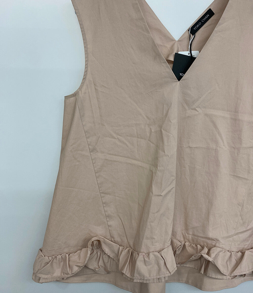 YOKO CHAN ヨーコチャン フリルノーカラーブラウス YCB-217-085 レディース SIZE 36