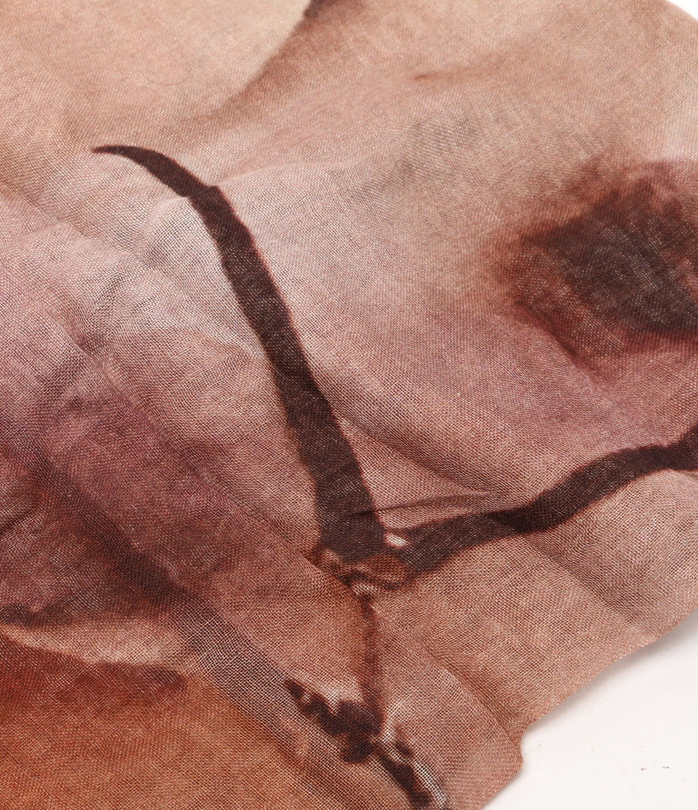 美品 ear PAPILLONNER イアパピヨネ 総柄ストール EAZ1041516D0001 レディース