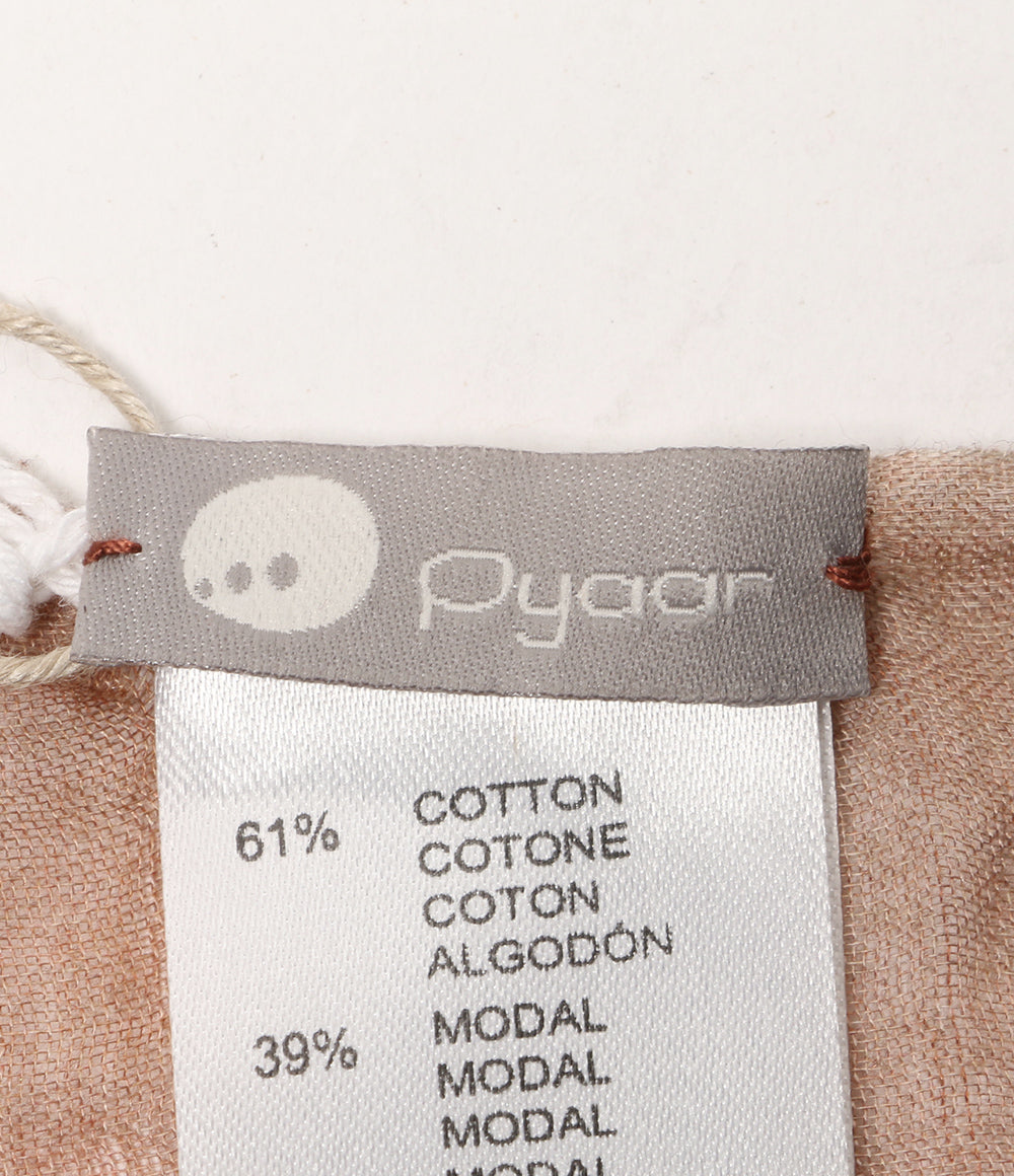 美品 ear PAPILLONNER イアパピヨネ 総柄ストール EAZ1041516D0001 レディース