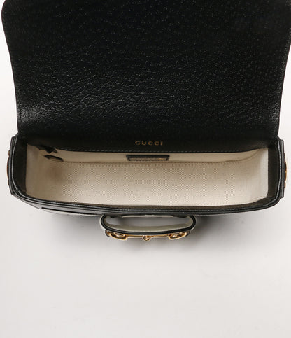 美品 GUCCI×adidas アディダス ショルダーバッグ 1955ホースビット 658574 レディース グッチ