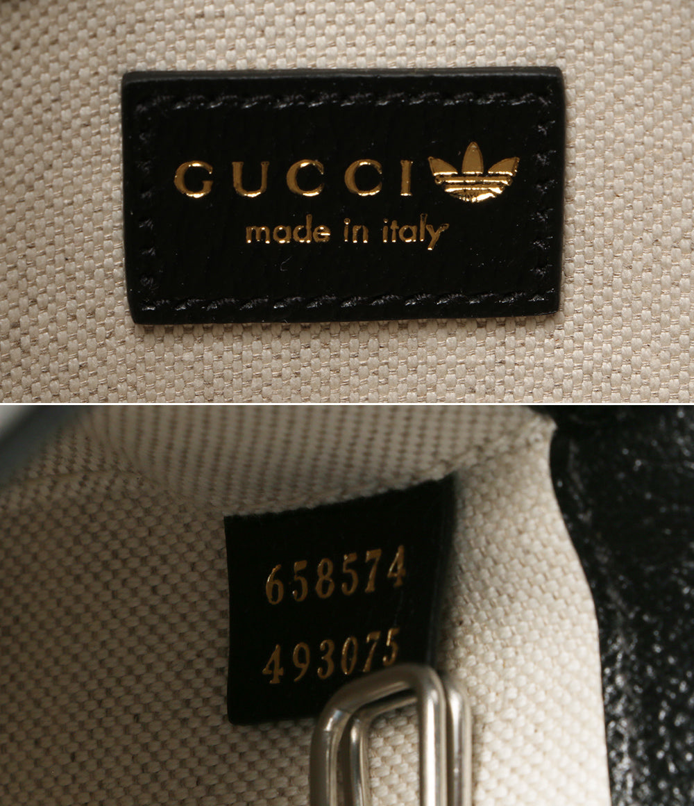 美品 GUCCI×adidas アディダス ショルダーバッグ 1955ホースビット 658574 レディース グッチ