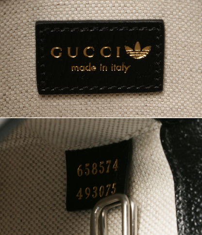 美品 GUCCI×adidas アディダス ショルダーバッグ 1955ホースビット 658574 レディース グッチ