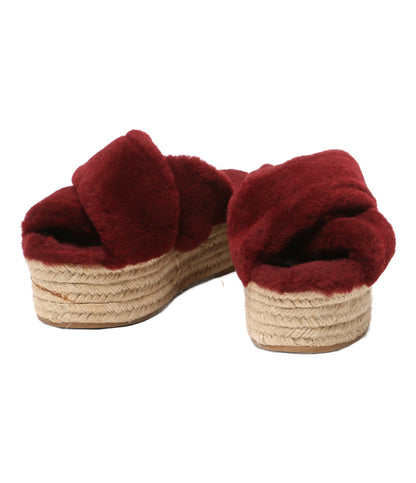 MIU MIU シープファーサンダル 08830 レディース SIZE 34 1/2 ミュウミュウ