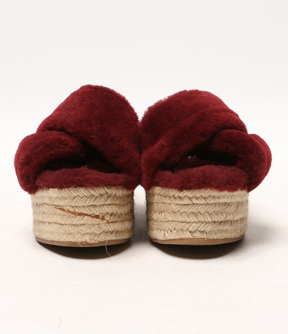 MIU MIU シープファーサンダル 08830 レディース SIZE 34 1/2 ミュウミュウ