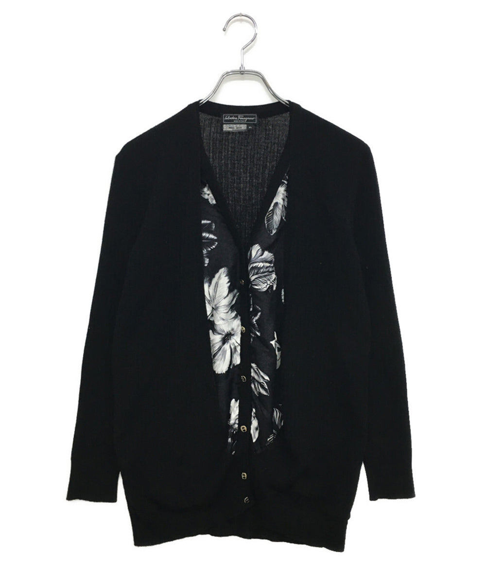 サルヴァトーレフェラガモ ボタニカルカーディガン レディース SIZE XL
