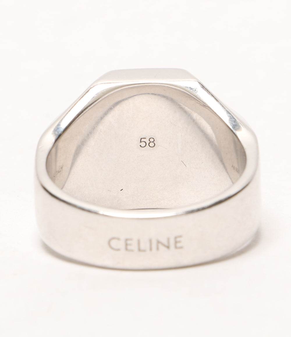 セリーヌ 指輪 ベベルカットシグネットリング メンズ CELINE – Rehello