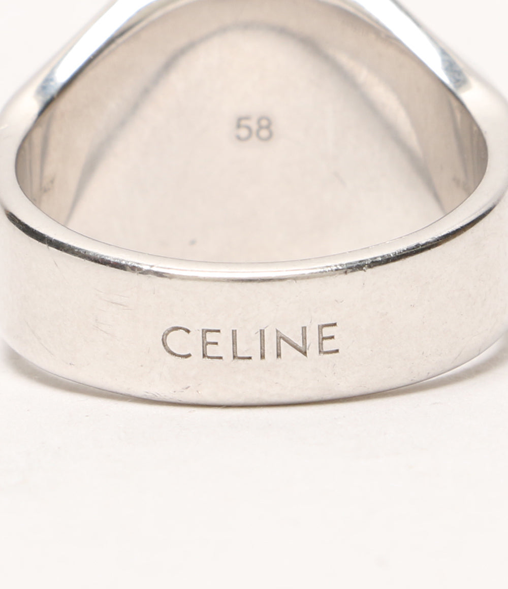 セリーヌ  指輪 ベベルカットシグネットリング      メンズ   CELINE
