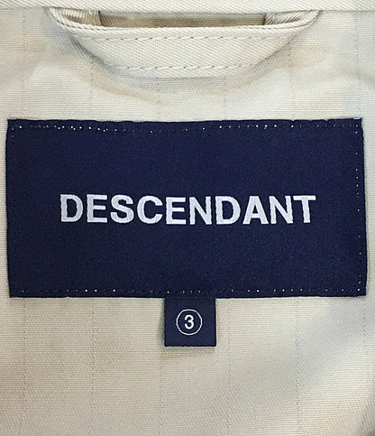 ディセンダント  ジャケット BINO TC TWEILL JACKET 22SS     メンズ SIZE 3  DESCENDANT