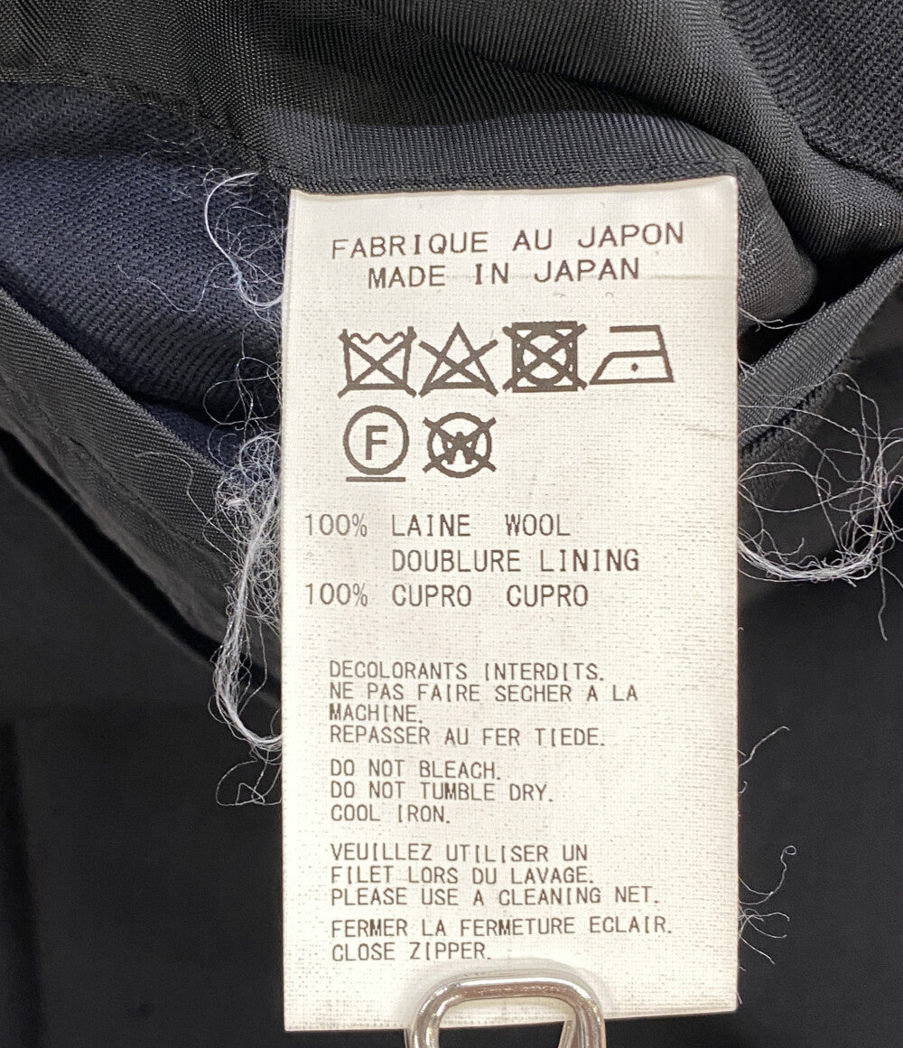 ヨウジヤマモトプールオム コート WRINKLED GABARDINE STAND FASTENER JACKET 19AW HC-J16-100 メンズ SIZE 3 YOHJI YAMAMOTO POUR HOMME