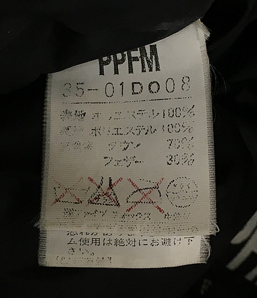 PPFM ピーピーエフエム ワッペンデタッチャブルダウンジャケット 35-01DO08 メンズ SIZE F